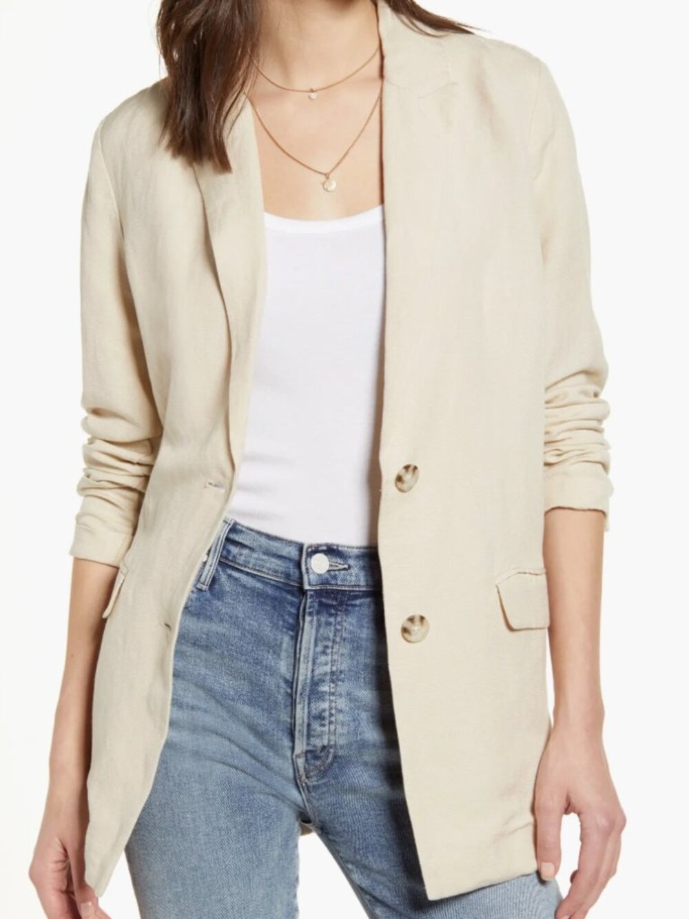 Rails Flynn Blazer Linen Blend – Size Medium